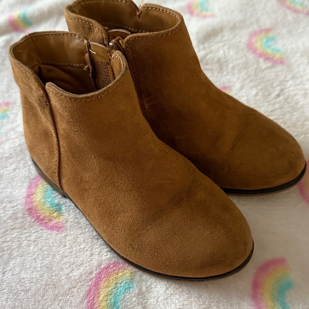 Brown Suede Ankle Boots